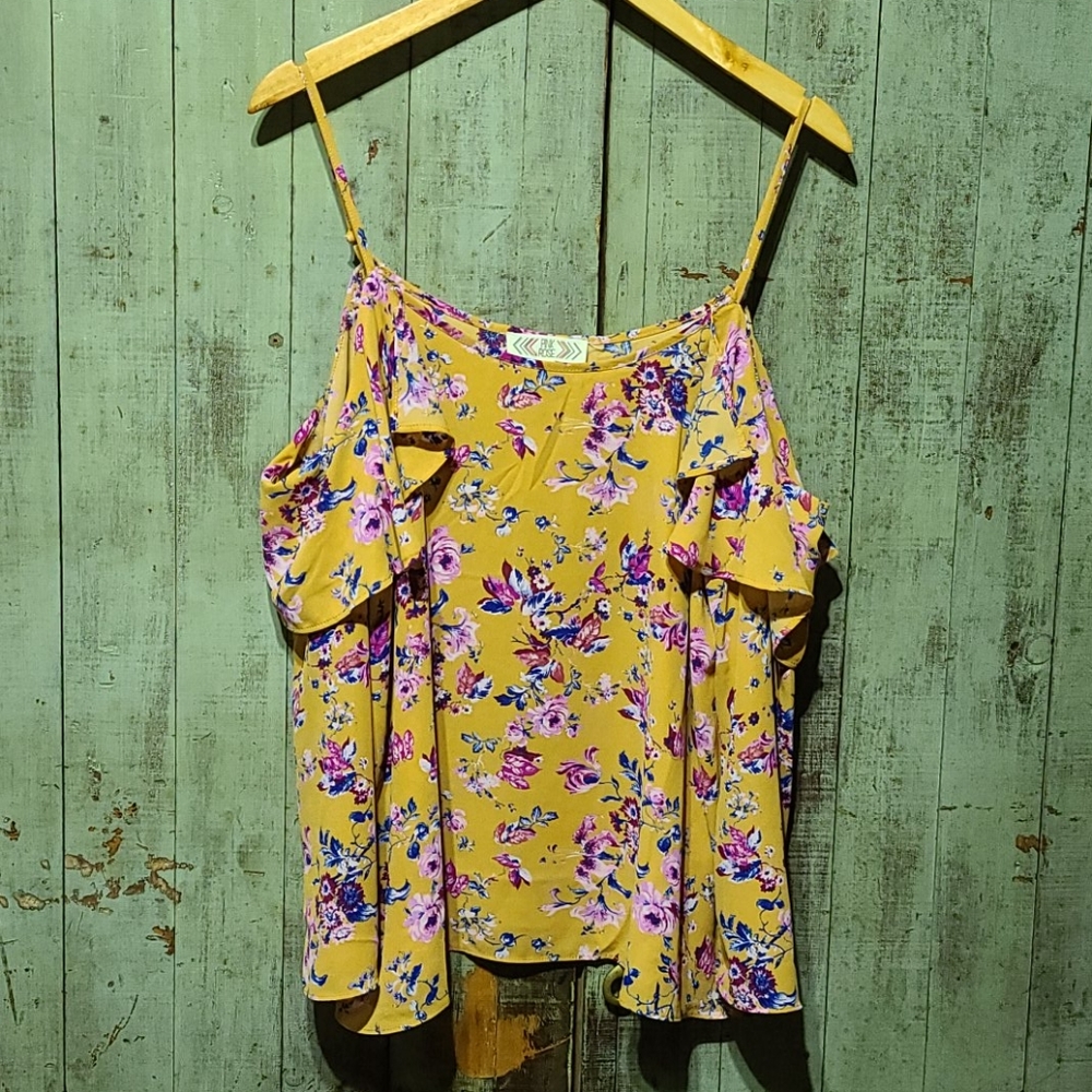 Pink Rose cold shoulder blouse